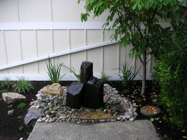 Columbia Basalt Column Water Feature