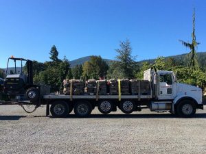 crawler with forklift