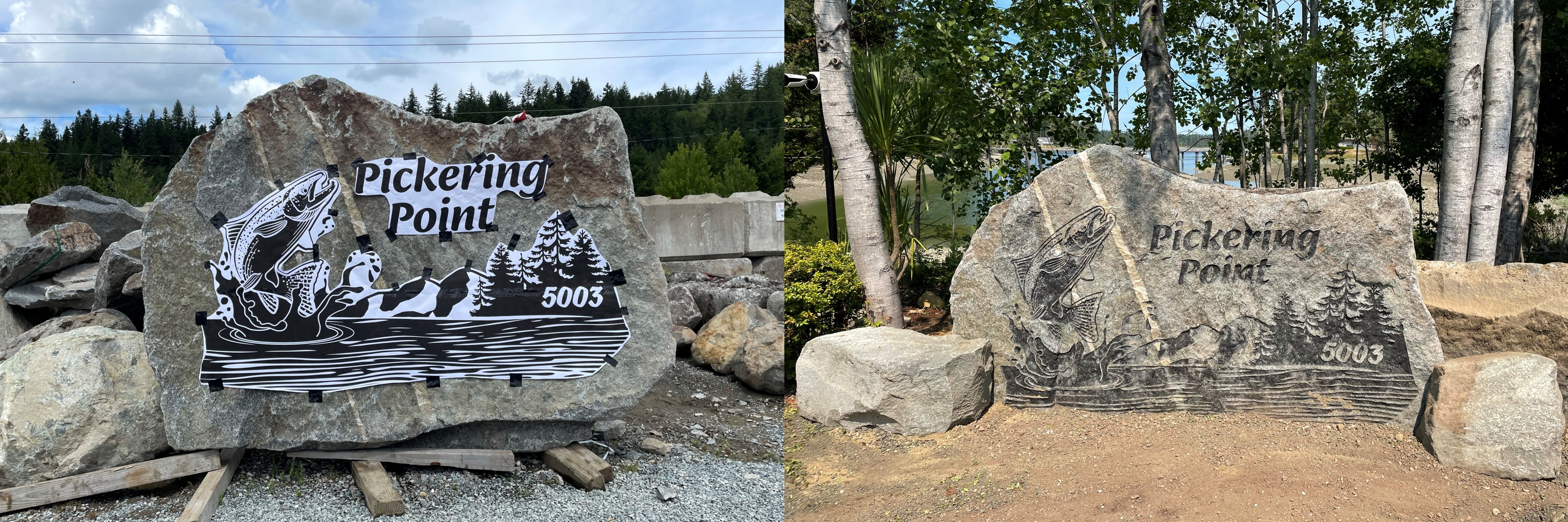 Custom Address Rock Custom Address Rock